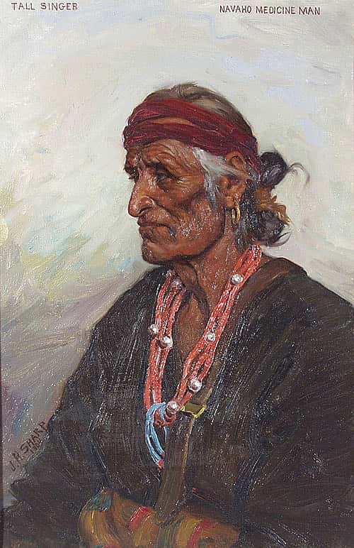 Tall Singer - Navaho Medicine Man